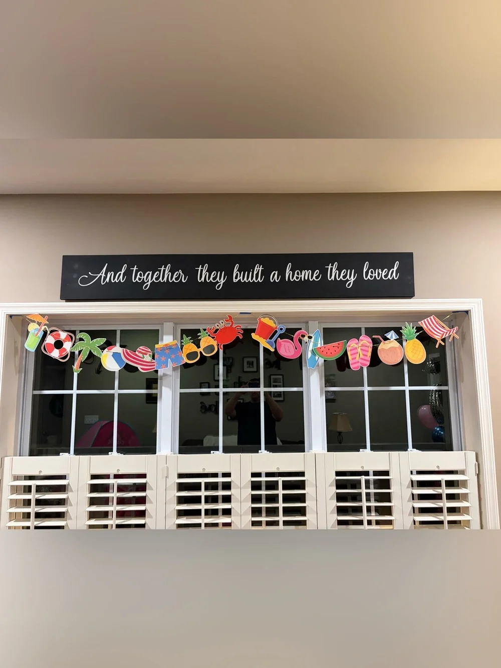 Summer Beach Banner Garland Decoration